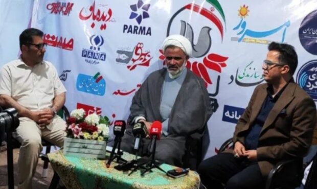 غرفه رسانه ها در کنگره ۲۷۵۰ شهید استان و حضور مدیر رسانه نسیم شهرکرد